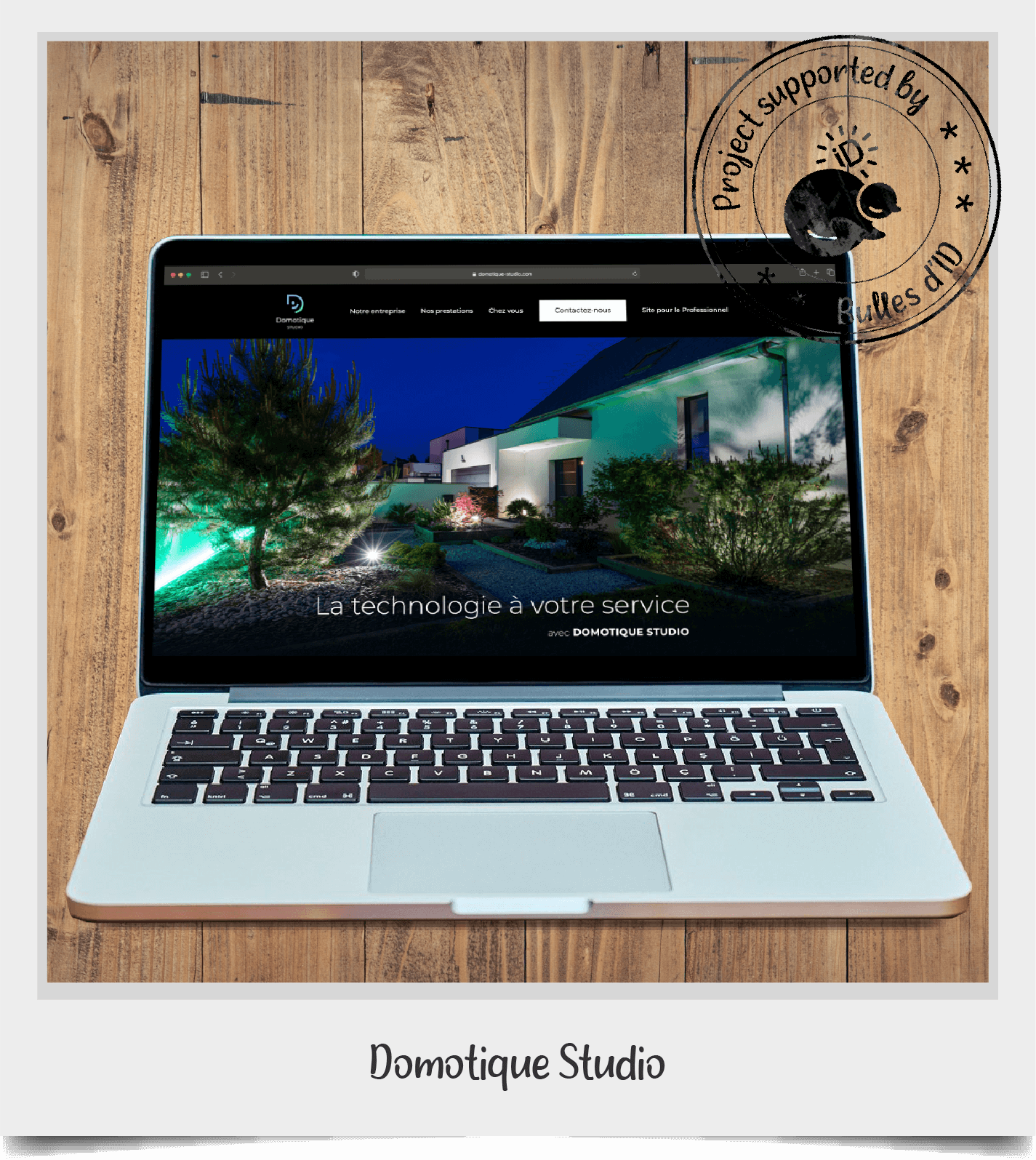 Polaroid Domotique Studio website