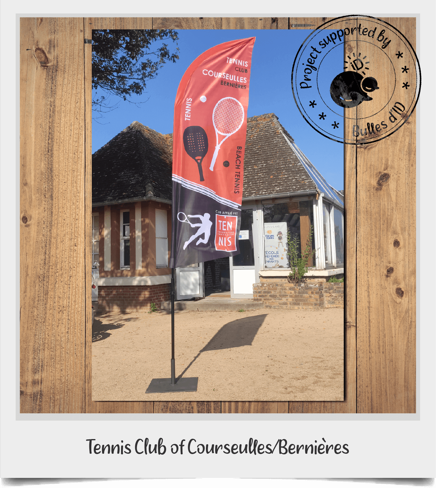 Polaroid Tennis Club of Courseulles/Bernières banner