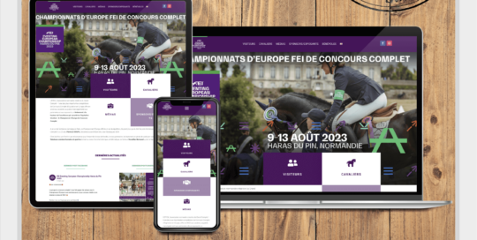 Polaroid Ustica site internet Championnat d'Europe FEI de Concours Complet